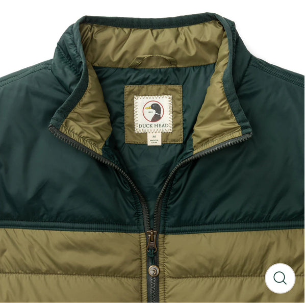 Ridgeland Performance Quilted Vest - Moss Green