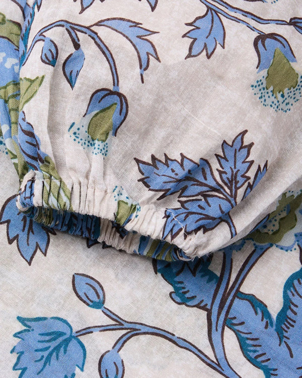 Claudette Blouse Japonica Bird Green