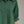 Green Short Sleeve Top w Split V-Neck & Contrast Stitch detail