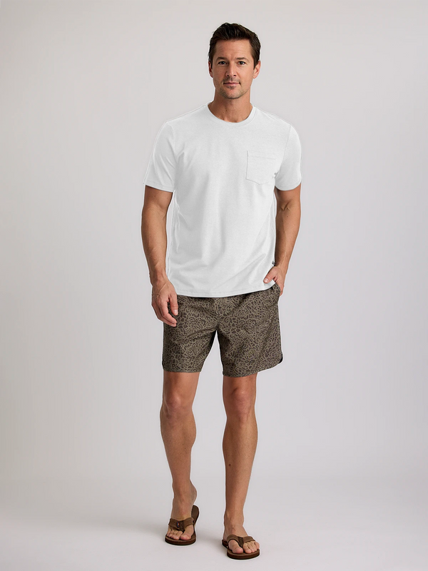 Men's Bamboo Current Pocket Tee: Bright White