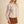 Cream Floral Lace Trim Button Up Top w Long Puff Sleeves