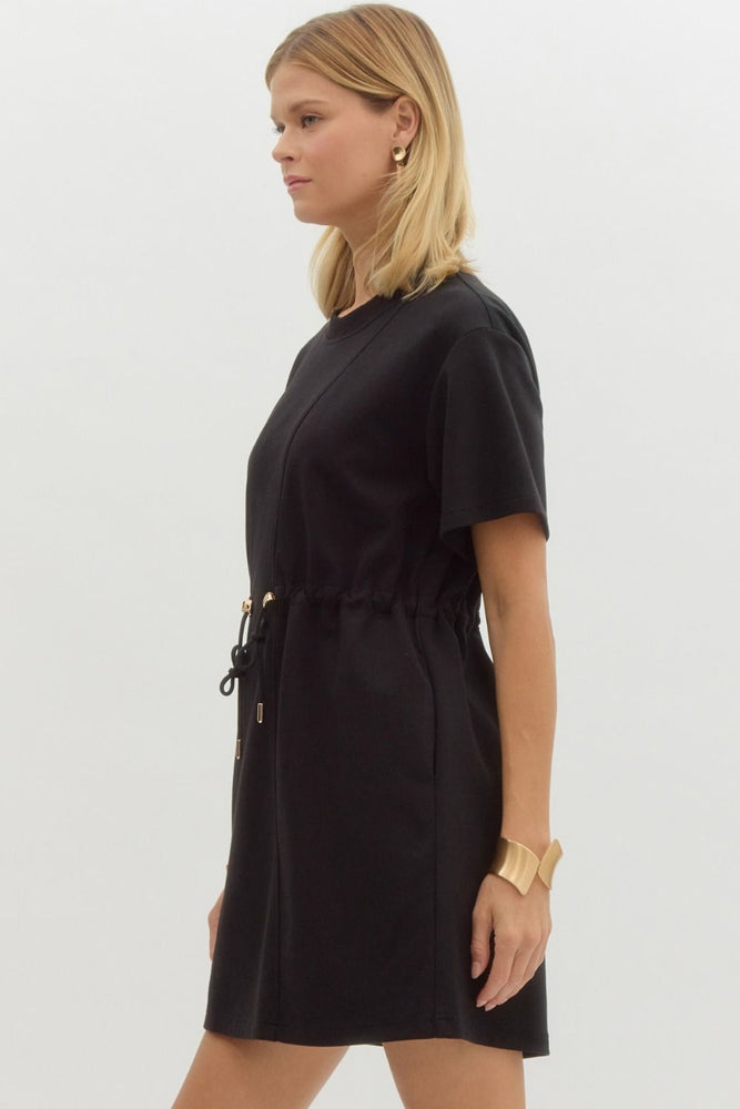 Every Day on the Go Black Dress