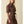 Belen Chocolate Paisley Belted Mini Dress