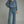Long Sleeve Denim Top featuring Ruffled Trim