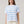 Veronia Striped Oversized Knit Top White & Blue