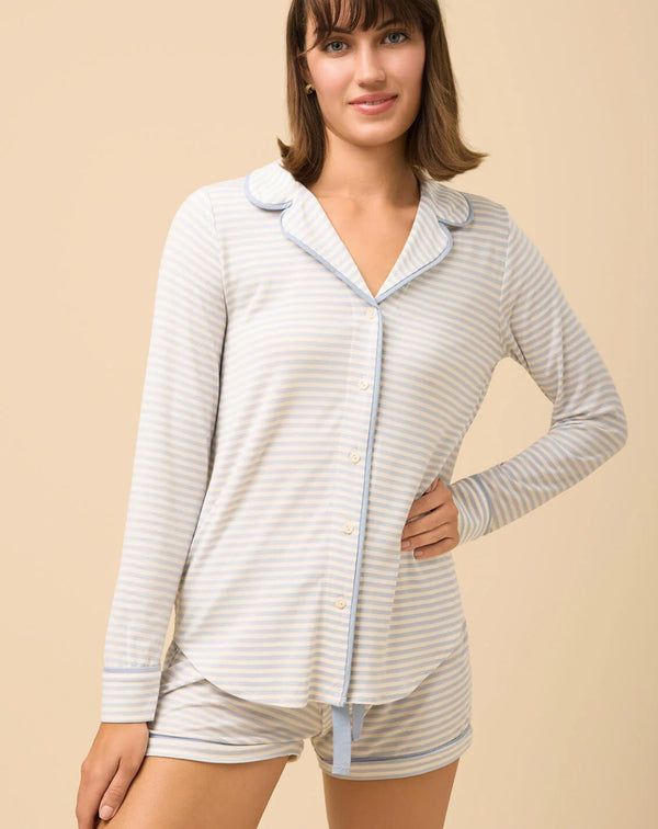 Pajama Top Shoreline Stripe