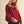 Rustic Red Bubble Hem Houndstooth Coat