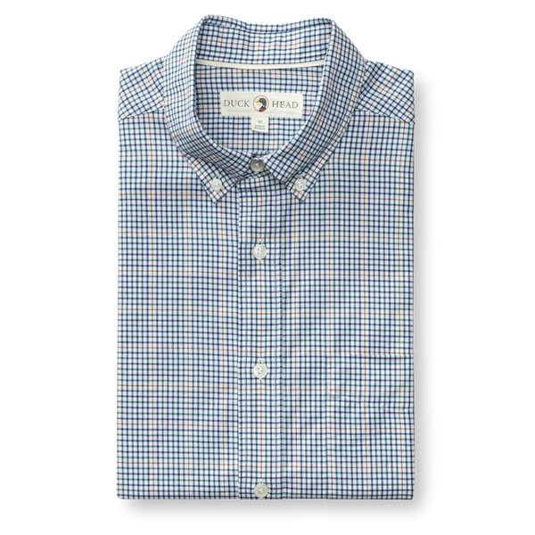 Cotton Twill Sport Shirt - Midnight Teal