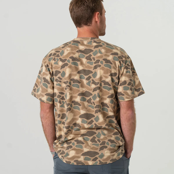 SS - Pintail Camo - Jumping Trout Pocket Tee