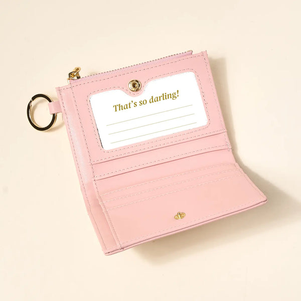 Luxe Pocket Wallet–Everbloom Dusty Rose