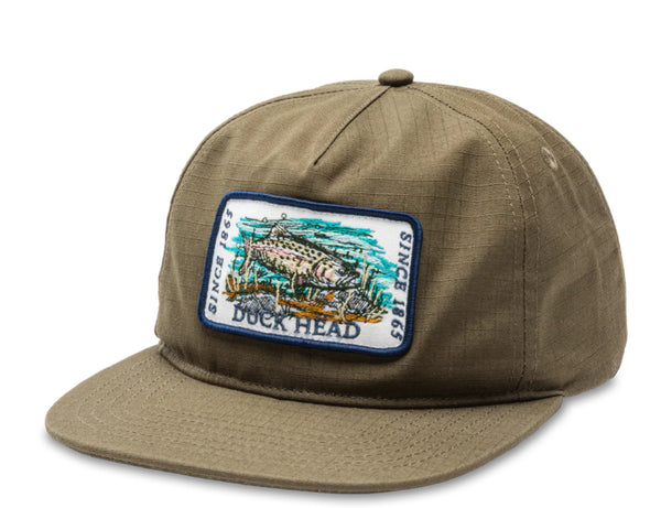 Ripstop Unstructured 5-Panel Hat - Deep Olive