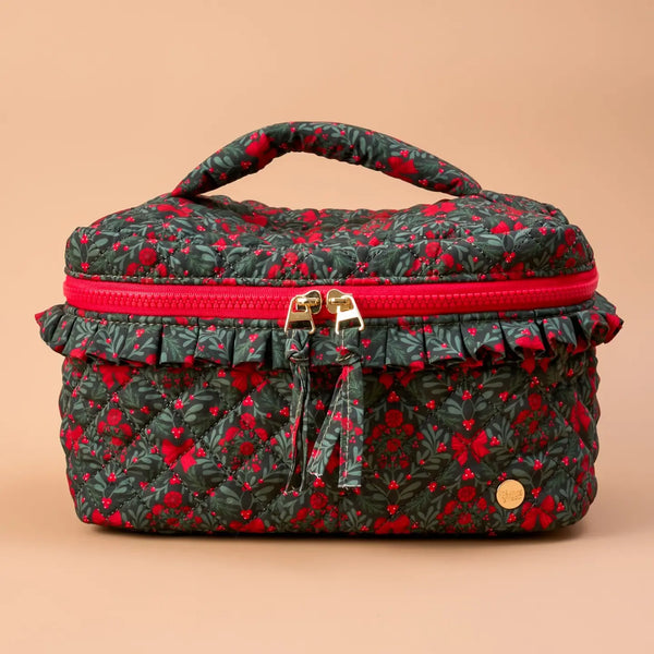 Glam & Go Quilted Cosmetic Bag-A Merry Moment