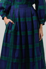 Harrisville Plaid A-Line Maxi Skirt