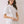 Eyelet Collared Neck Hidden Front Button Dress