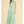 Mint Floral Print Tiered Maxi Dress