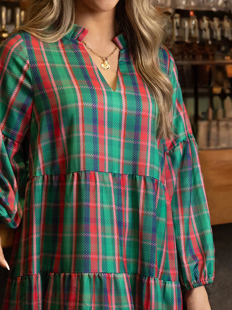 Christina Dress | Plaid About You Green