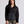 Women's Gridback Fleece Snap Pullover - Black