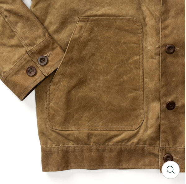 Waxed Duck Canvas Rancher Jacket Umber Brown