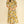 Golden Sunflower Puff Sleeve Midi Dress