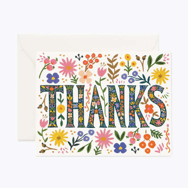 Boxed Set of Floral Thanks Cards