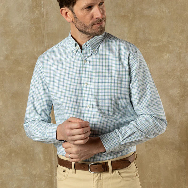 Cotton Oxford Sport Shirt - Aspen Green