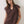 Eyelet Embroidered Chocolate Flutter Sleeve Top