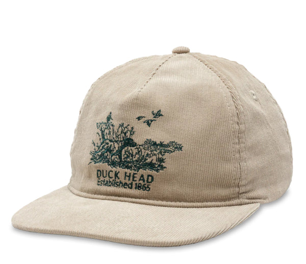 Corduroy Unstructured 5-Panel Hat - Stone