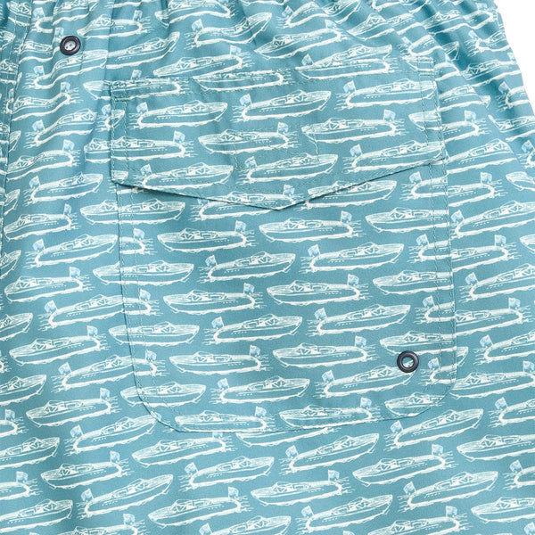 Float Your Boat Swim Trunk - Myrtle