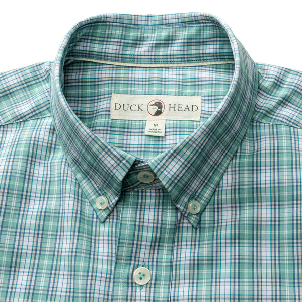 Performance Poplin Sport Shirt - Aspen Green