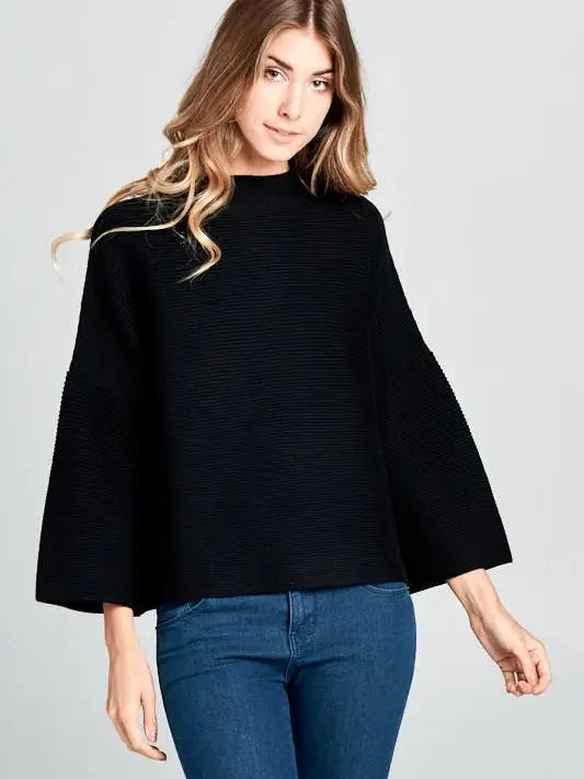 Not Your Casual Top Black
