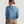 Women's Bamboo Shade Crossover Hoodie - Pacific Blue