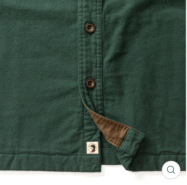 Slater Moleskin Overshirt Spruce Green