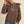 Cocoa Brown Embroidered Long Sleeve Top w Ruffle Mock Neckline