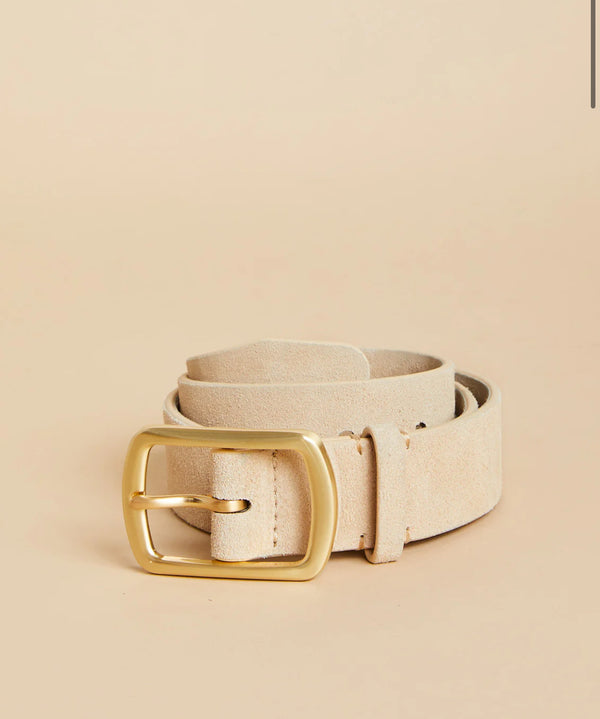 Siren Belt Suede Cream