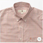 Performance Poplin Sport Shirt:Rosewood