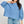 Balloon Slv Mock Neck Sweater Azure