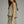 Olive Stripe Sleeveless Round-Neck Top w Contrast Trim