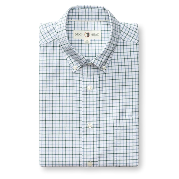 Cotton Oxford Sport Shirt - Hunter Green