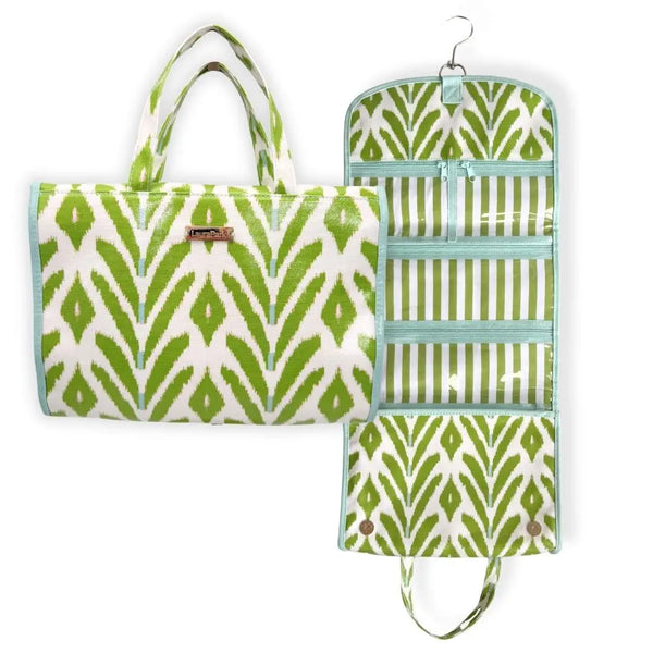 Petite Frond Green Hanging Travel Case