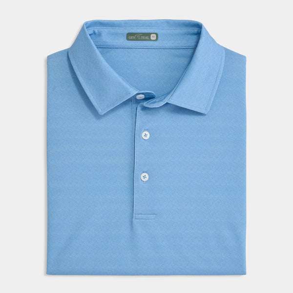 Aqua Rope Work Printed Performance Polo