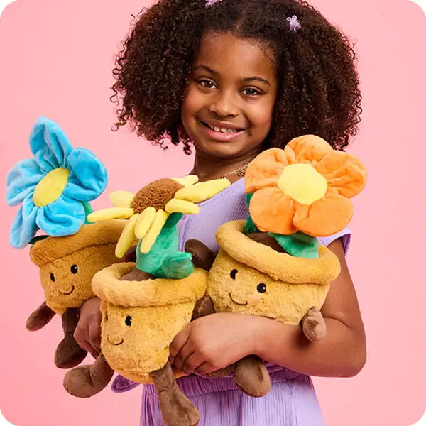 Orange Flower Pot Warmies