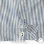 Cotton Oxford Sport Shirt
Collins Stripe: Varsity Blue