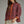 Wine Floral Print ¾ Sleeve Top w Contrast Trim