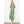 Green Geometric Print Maxi Dress