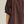 Solid Brown Short Puff Sleeve Mini Dress