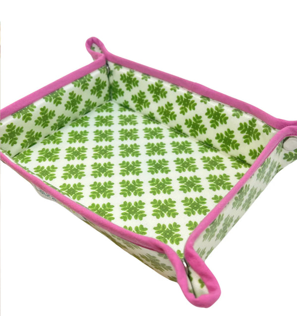 Brushstrokes Green Snap Tray