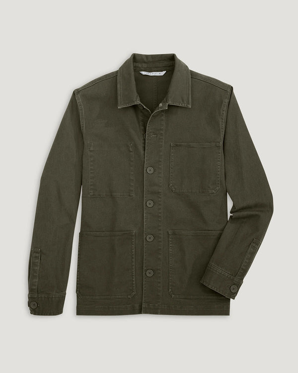 Men's Folly Twill Chore Coat - Dark Forest