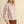 Cream Floral Lace Trim Button Up Top w Long Puff Sleeves