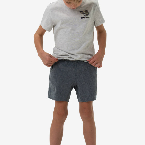 Youth Athletic Short - Grizzly Grey - Deer Camo Liner