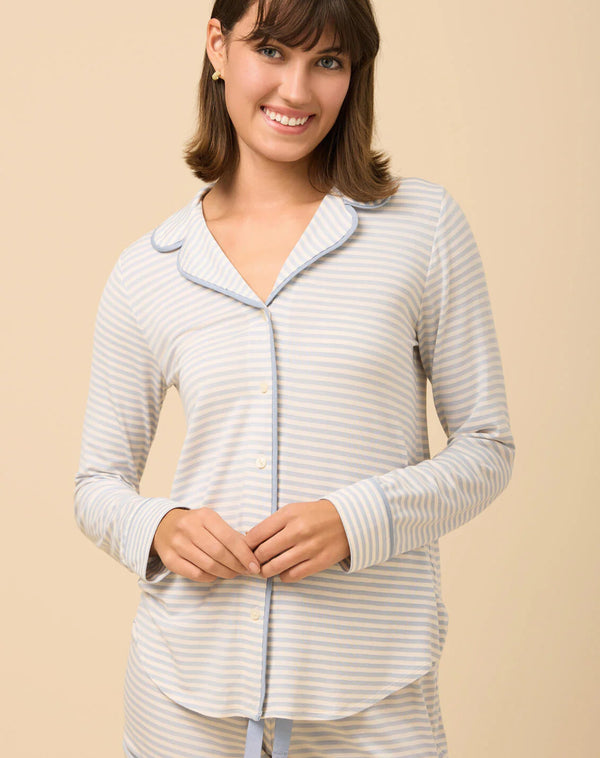 Pajama Top Shoreline Stripe